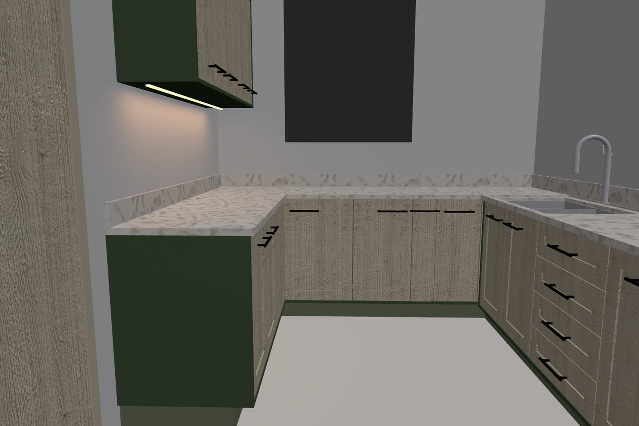 Cena no viewport CAD